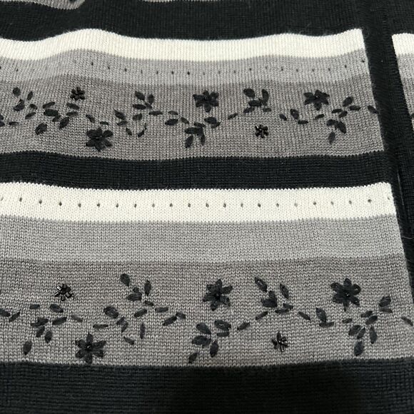 Alfred Dunner Woman Mock Twinset Cardigan Built in Tank Wool Blend sz PXL Petite - Picture 9 of 13